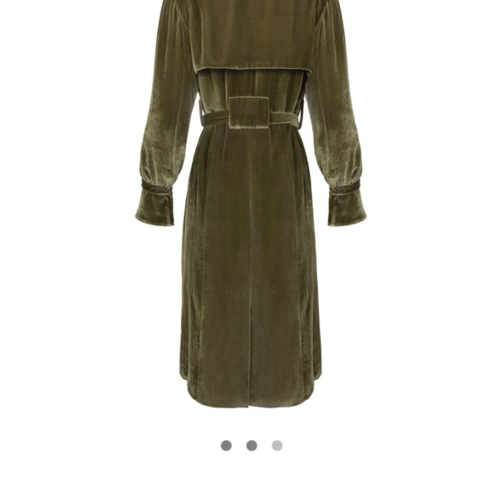 Yona new york trench coat velvet - Picture 4 of 15